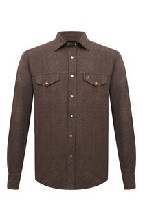 Хлопковая рубашка Stefano Ricci