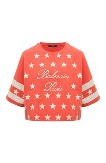 Хлопковая футболка Balmain
