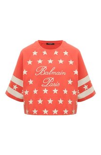 Хлопковая футболка Balmain