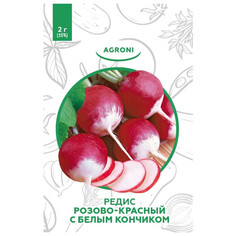 Семена овощей семена редис розово-красный с бел.кончиком 2,0г, XS. Агрони