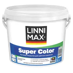 Краска интерьерная Linnimax Super Color цвет прозрачный база Б3 2.35 л Без бренда