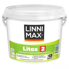 Краска интерьерная Linnimax Litex 2 цвет прозрачный база Б3 2.35 л Без бренда
