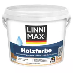 Краска фасадная Linnimax Holzfarbe цвет прозрачный матовая база Б3 2.35 л Без бренда