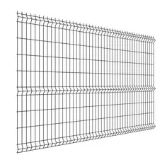 3D панель Light для забора 1.73x2.5 м оцинкованная сталь коричневый Grand Line