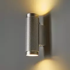 Настенный светильник Spike GU10 2 лампы цвет серебро Без бренда