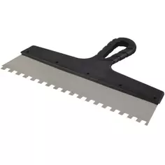 Шпатель зубчатый Jettools 300 мм нержавеющая сталь зуб 8x8 мм