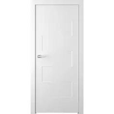 Дверь межкомнатная Сплит глухая эмаль цвет белый 70x200 см Belwooddoors
