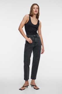 брюки джинсовые женские Джинсы mom-fit с высокой посадкой по талии Befree