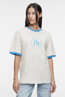 футболка женская Футболка oversize с принтом в теннисном стиле Befree