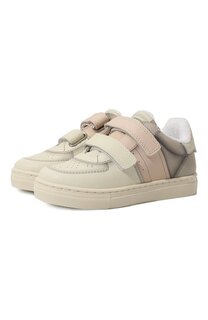 Кожаные кеды Emporio Armani