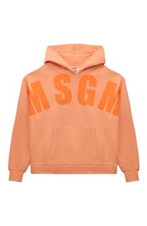 Хлопковое худи MSGM kids