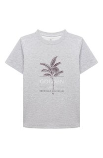 Хлопковая футболка Brunello Cucinelli