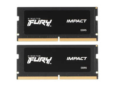 Модуль памяти Kingston Fury Impact Black DDR5 SO-DIMM 5600MHz PC-44800 CL40 - 32Gb Kit (2х16Gb) KF556S40IBK2-32