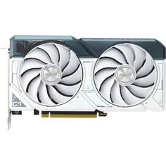 Видеокарта ASUS GeForce RTX 4060 8GB DUAL OC White 2460Mhz PCI-E 4.0 8192Mb 18000Mhz 128 bit HDMI 3xDP DUAL-RTX4060-O8G-WHITE / 90YV0JC2-M0NA00