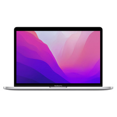 Ноутбук APPLE MacBook Pro 13 (2022) (Русская / Английская раскладка клавиатуры) Silver (Apple M2/8192Mb/256Gb SSD/Wi-Fi/Bluetooth/Cam/13.3/2560x1664/Mac OS)