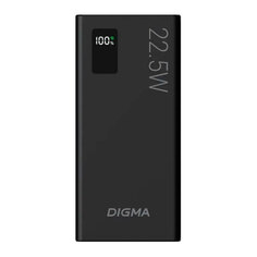 Внешний аккумулятор Digma Power Bank DGPF10A 10000mAh DGPF10A22PBK