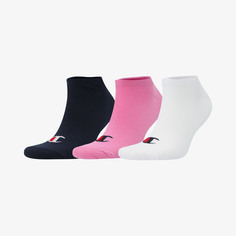 Носки короткие Носки Champion, 3 пары, Розовый