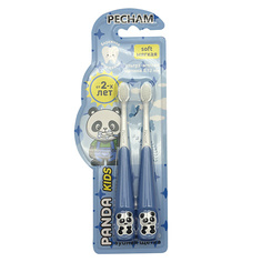 Зубная щетка PECHAM Детская зубная щетка Panda Kids для детей 2-6 лет, набор