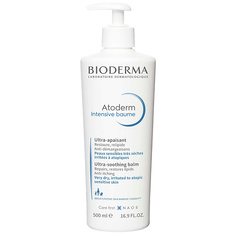Бальзам для тела BIODERMA Бальзам для восстановления сухой и атопичной кожи лица и тела Atoderm Intensive 500.0