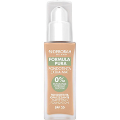 Тональное средство DEBORAH MILANO Тональная основа матирующая Formula Pura Extra Mat Foundation