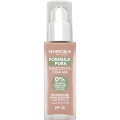 Тональное средство DEBORAH MILANO Тональная основа матирующая Formula Pura Extra Mat Foundation