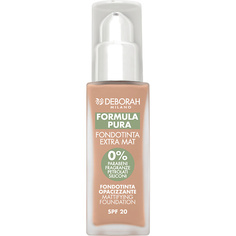 Тональное средство DEBORAH MILANO Тональная основа матирующая Formula Pura Extra Mat Foundation