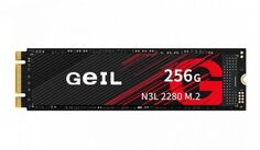 Накопитель SSD M.2 2280 Geil N3LFD22M256A N3L 256GB SATA 6Gb/s 500/450MB/s