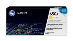 Картридж HP 650A CE272A для принтера Color LaserJet Enterprise CP5520/5525/Enterprise M750, жёлтый, 15 000 стр