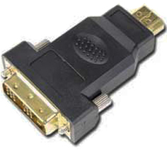 Переходник Cablexpert HDMI-DVI 19M/19M, золотые разъемы, пакет Gembird
