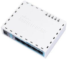 Маршрутизатор Mikrotik hEX lite RB750r2 порты: (5) 10/100 Ethernet Ports; Atheros AR7240 400MHz; 32MB DDR SDRAM, 64MB onboard NAND memory chip; OS: L4