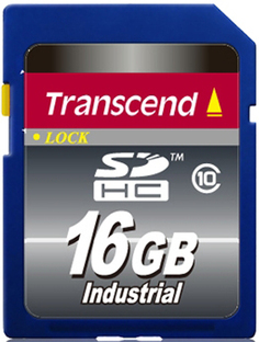 Промышленная карта памяти SDHC 16Gb Transcend TS16GSDHC10I Secure Digital HC Class 10 Transcend Industrial