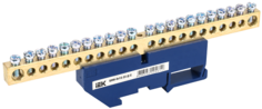 Шина IEK YNN10-812-22D-K07 N ноль на DIN-изол ШНИ-8х12-22-Д-С