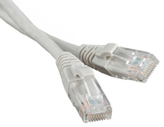 Кабель патч-корд U/UTP 5e кат. 2м. Hyperline PC-LPM-UTP-RJ45-REV-RJ45-C5e-2M-LSZH-GY реверсивный, LSZH, серый