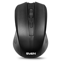 Мышь Wireless Sven RX-300 SV-03200300W черная, BlueLED, 3+1 кнопок/колесо, 600/1000 dpi