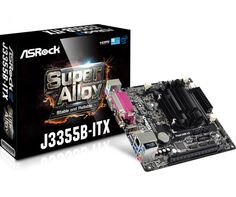 Материнская плата mini-ITX ASRock J3355B-ITX Intel Dual-Core J3355 (2*DDR3/DDR3L SODIMM(1866),2*SATA 6G,PCI-E x16,7.1CH,GLan,3*USB 3.0,HDMI/D-Sub,COM/