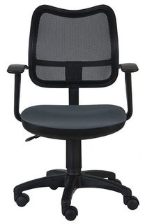 Кресло офисное Бюрократ CH-797AXSN черное/серое, спинка сетка