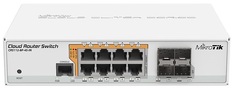 Коммутатор Mikrotik CRS112-8P-4S-IN 8х 1G RJ45, 4x SFP, RouterOS