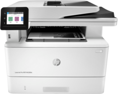 МФУ лазерное черно-белое HP LaserJet Pro M428fdn W1A32A A4, 1200dpi, 38ppm, 512Mb+512Mb flash, Pr/Scan(1200x1200)/Copier/Fax, 2лотка(250+100л), ДАПД(2