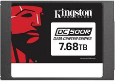 Накопитель SSD 2.5 Kingston SEDC500R/7680G 7.68TB DC500R SATA 6Gb/s 3D TLC 545/490MB/s IOPs 552K/225K MTBF 2M 0.5 DWPD