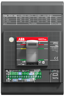 Автоматический выключатель ABB 1SDA067418R1 XT1N 160 TMD In=160 I3=1600 3p F F 36кА