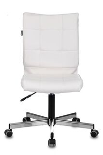 Кресло офисное Бюрократ CH-330M цвет белый, Lincoln 100, искусственная кожа, крестовина металл хром