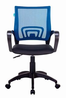 Кресло офисное Бюрократ CH-695NLT цвет синий TW-05, сиденье черный TW-11 сетка/ткань крестовина пластик