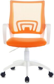 Кресло офисное Бюрократ CH-W695NLT цвет оранжевый TW-38-3 TW-96-1 сетка/ткань крестовина пластик белый