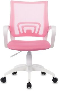 Кресло офисное Бюрократ CH-W695NLT цвет розовый TW-06A TW-13A сетка/ткань крестовина пластик белый