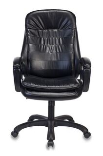 Кресло офисное Бюрократ T-9950LT руководителя, цвет черный, искусственная кожа, крестовина пластик