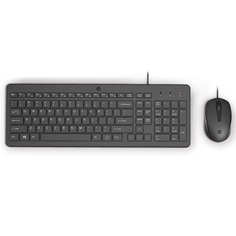 Клавиатура и мышь HP 150 240J7AA черный, USB Type-A