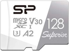 Карта памяти 128GB Silicon Power SP128GBSTXDA2V20 microSDXC Class 10 UHS-I U3 Colorful 100/80 Mb/s Superior Pro A2