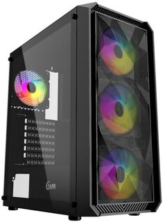 Корпус ATX Powercase Mistral Edge CMIEB-L4 черный, без БП, боковое окно из закалённого стекла, USB 3.0, 2*USB 1.1, audio