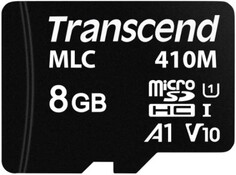 Промышленная карта памяти MicroSDHC 8Gb Transcend TS8GUSD410M сlass 10 UHS-I A1 MLC