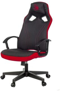 Кресло игровое A4Tech BLOODY GC-150 черный с подголов. крестов. пластик